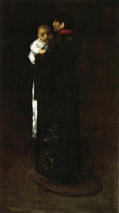 The First Portrait (also Known As Portrait Of Mother And Child) — William Merritt Chase