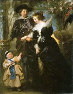 Rubens With His Family In Garden — Peter Paul Rubens
