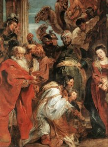 The Adoration Of The Magi (detail) — Peter Paul Rubens