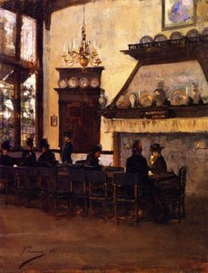 The Dutch Coffee House, Glasgow International Exhibition — Sir John Lavery
