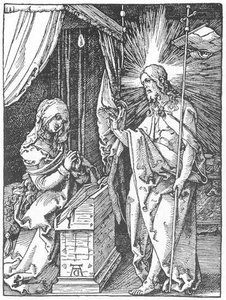 Small Passion: 30. Christ Appears To His Mother — Albrecht Dürer