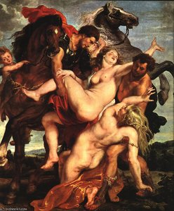 Rape Of The Daughters Of Leucippus Alte Pinakoth — Peter Paul Rubens