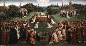 The Ghent Altarpiece: Adoration Of The Lamb — Jan Van Eyck