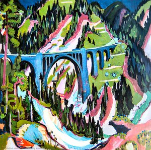 Bridge In Wiesen — Ernst Ludwig Kirchner