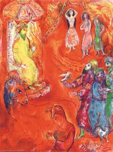 Now The King Loved Science And Geometry — Marc Chagall