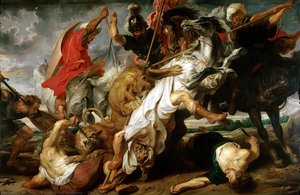 The Lion Hunt — Peter Paul Rubens