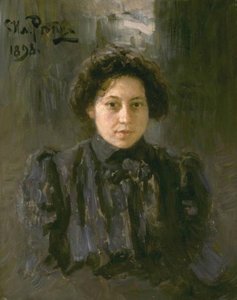 Portrait Of The Artist's Daughter Nadezhda — Ilya Repin, Realism