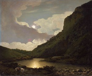 Matlock Tor By Moonlight — Joseph Wright