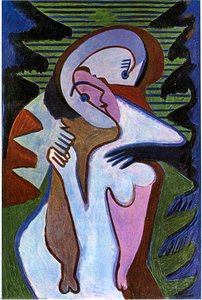 Lovers (the Kiss) — Ernst Ludwig Kirchner