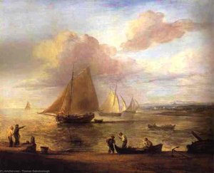 Coastal Scene, A Calm — Thomas Gainsborough