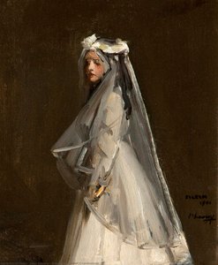 Eileen, Her First Communion — Sir John Lavery