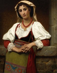 The Neapolitan Girl — Hugues Merle