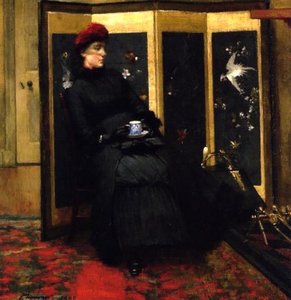 A Visitor — Sir John Lavery