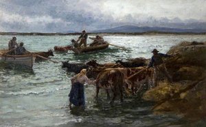 The End Of The Fair, Back To The Island — William Henry Bartlett, Realism