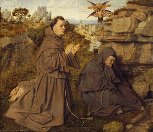 Sveti Frančišek Prejema Stigmate — Jan Van Eyck