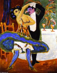 Varieté, Englisches Tanzpaar — Ernst Ludwig Kirchner